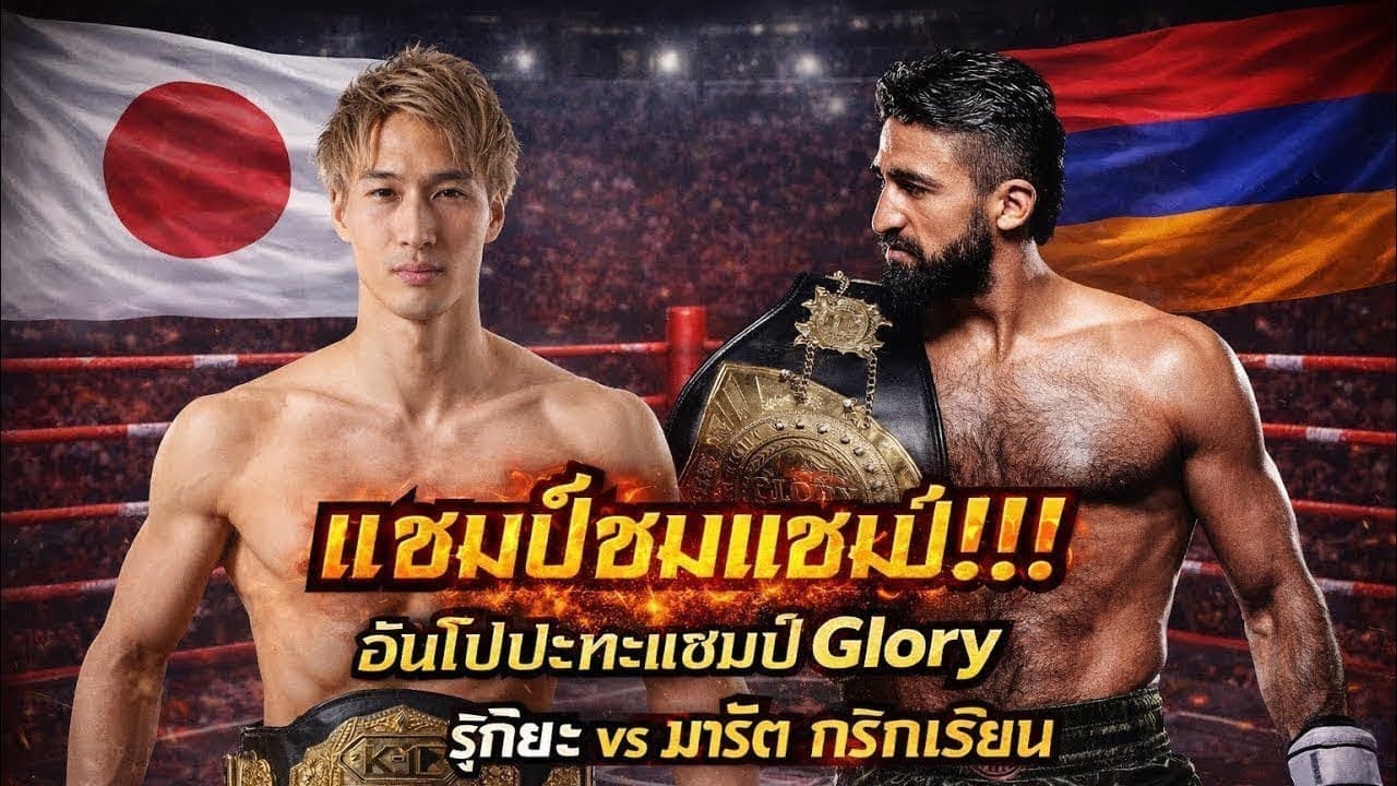 แชมป์ชนแชมป์ อันโปปะทะแชมป์Glory โคตรมันส์ Rukiya Anpo 安保瑠輝也 vs Marat Grigorian