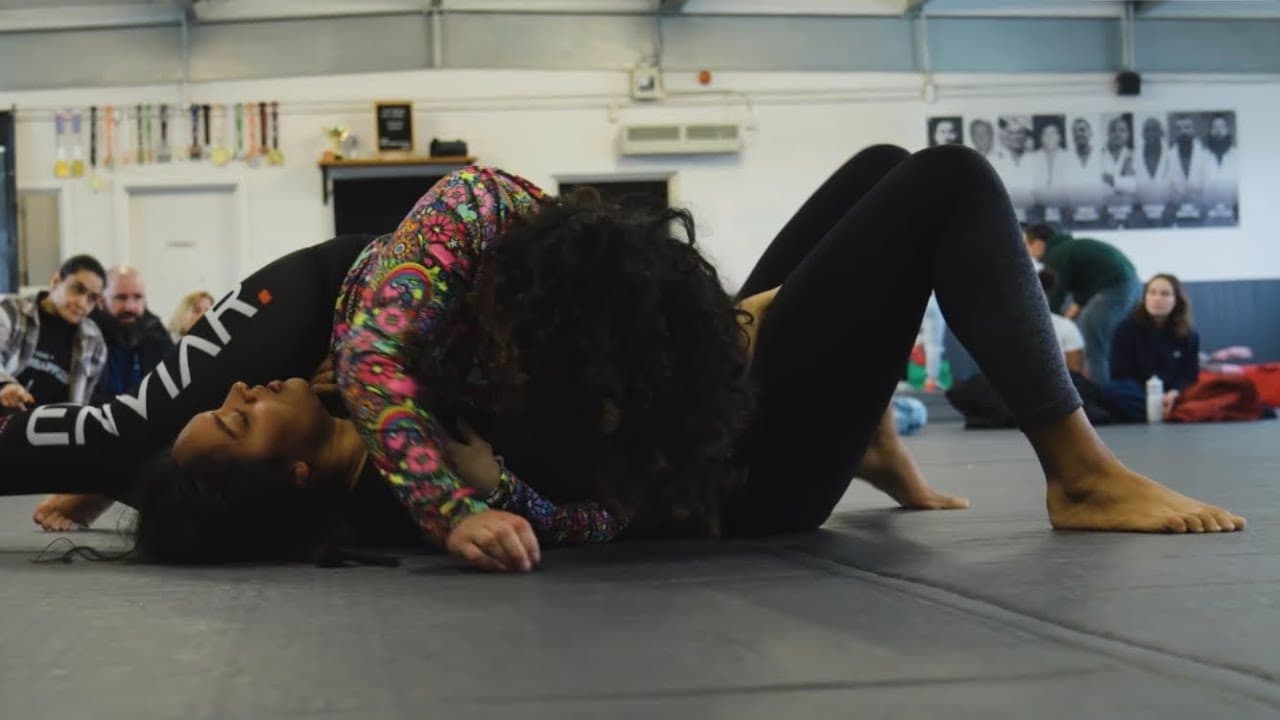 Simren third nogi grapple match