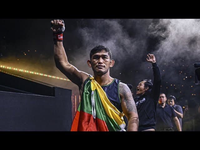 Aung La Last Fight in ONE Championship 🇲🇲 အောင်လအန်ဆန်း Aung La N Sang vs Zebaztian Kadestam