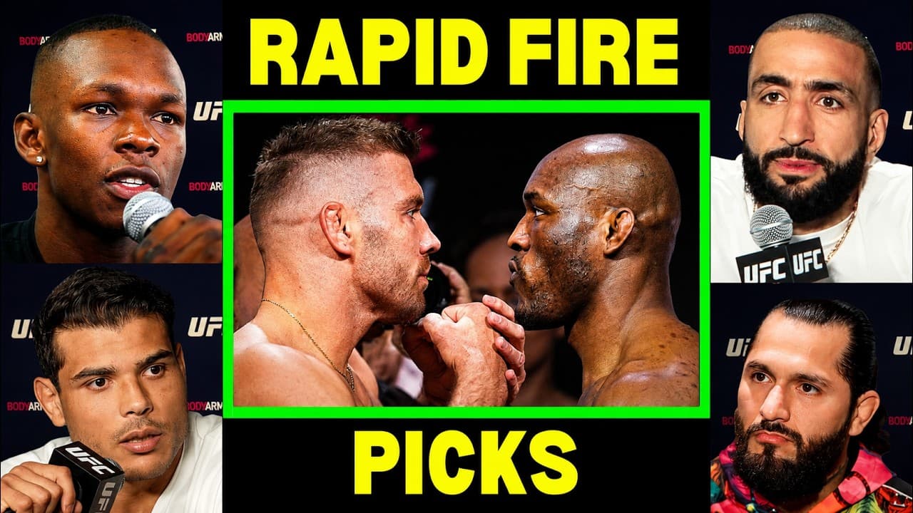 UFC Fighters "Predict" Dricus Du Plessis vs Kamaru Usman | UFC OKC