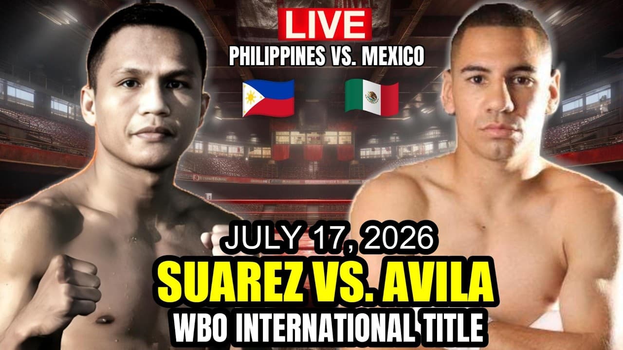 JULY 17 2026 | SUAREZ VS FLEMING WBO TITLE | SUAREZ INUBOS ANG BELT CHAMPION BAGSAK!