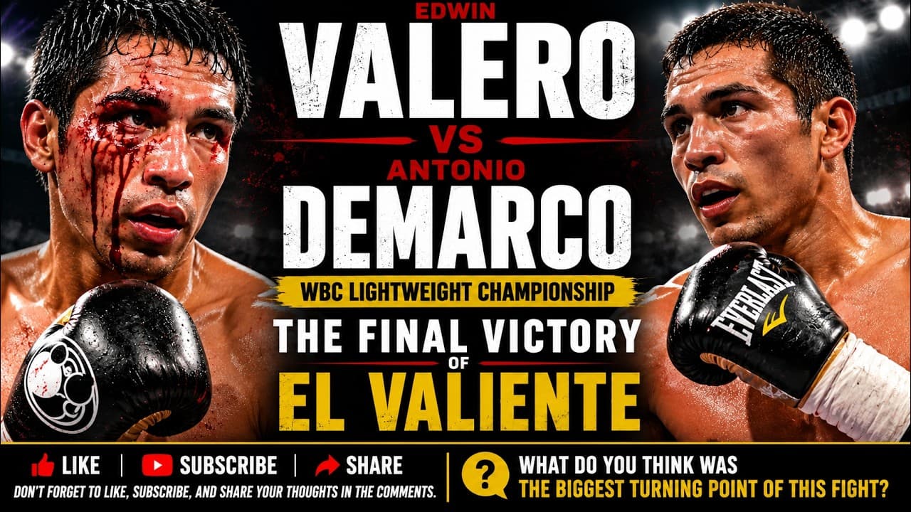 Edwin Valero vs Antonio DeMarco | Valero's Final Victory