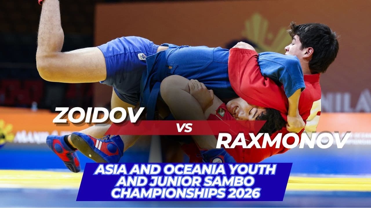 ZOIDOV (TJK) vs RAXMONOV (UZB) - Asia and Oceania Youth and Junior SAMBO Championships 2026