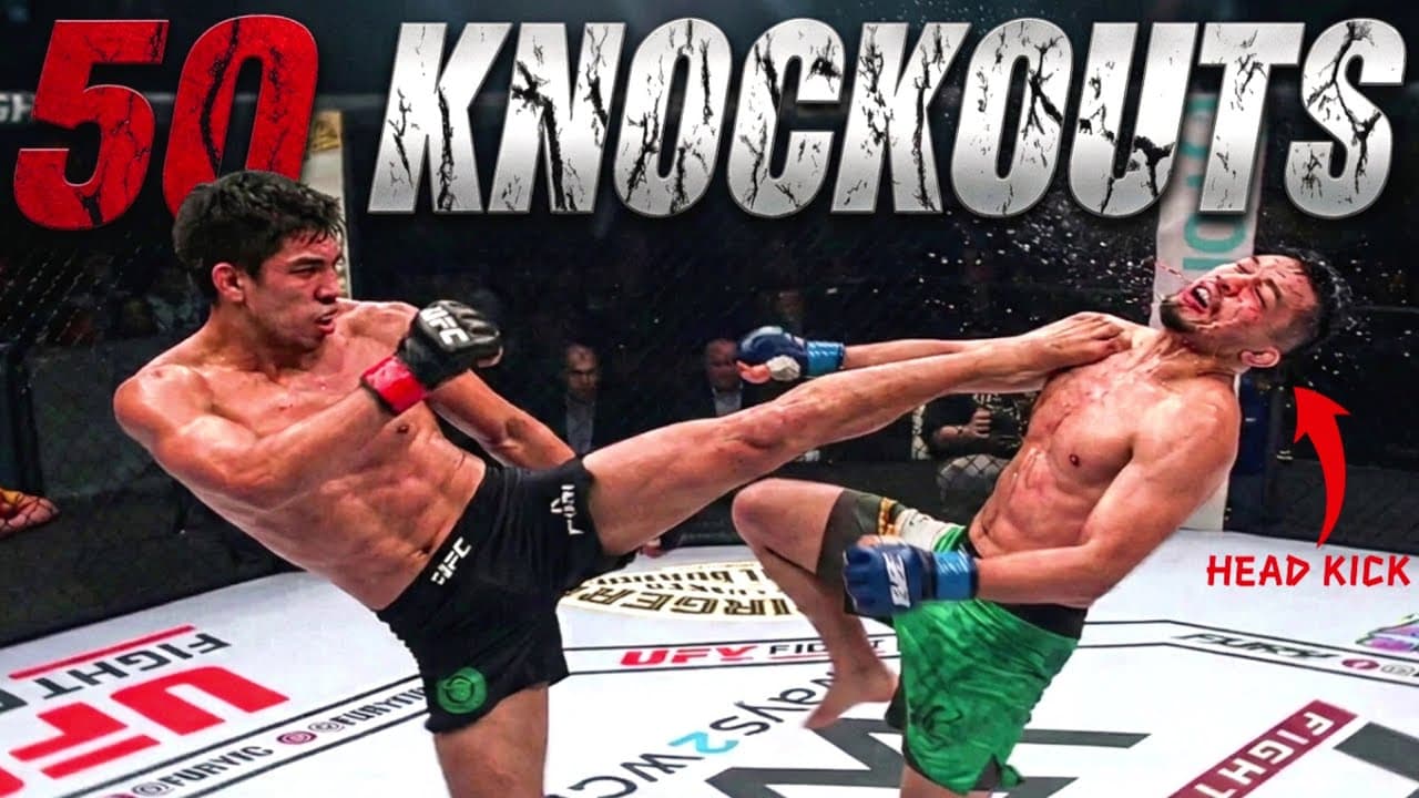 Top 50 HEAD KICK Knockouts | MMA highlights 🤯