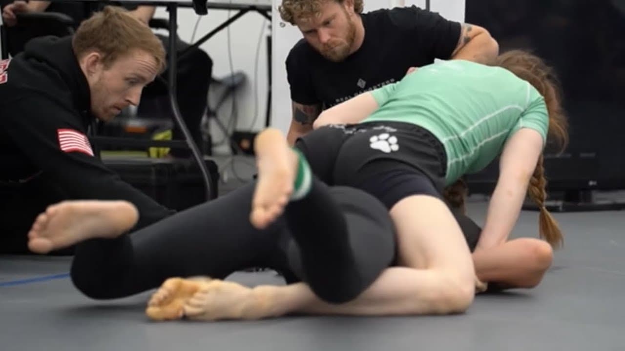 Awesome women grapple submission  match