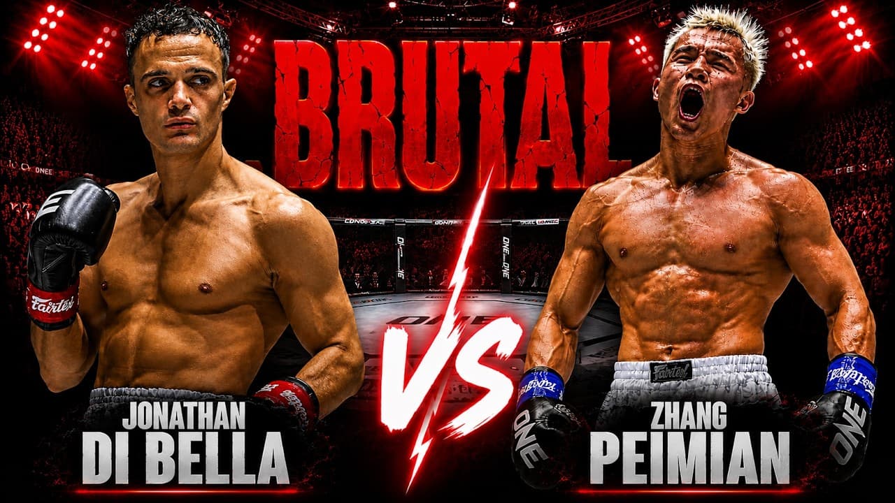 The Kickboxing "Mafia Don" Faces Chinese Fighting Rooster - Jon Di Bella vs Zhang Peimian
