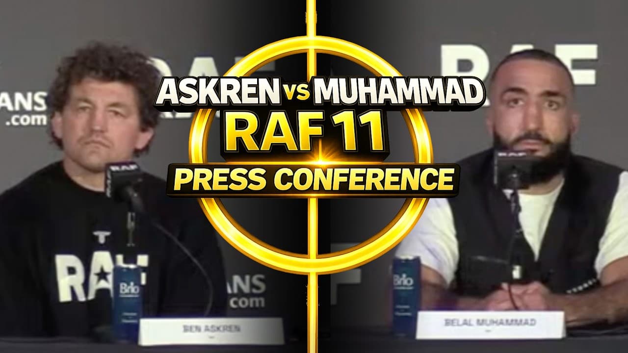 Full Ben Askren vs. Belal Muhammad RAF 11 Press Conference | Askren vs. Muhammad | MMA Fighting