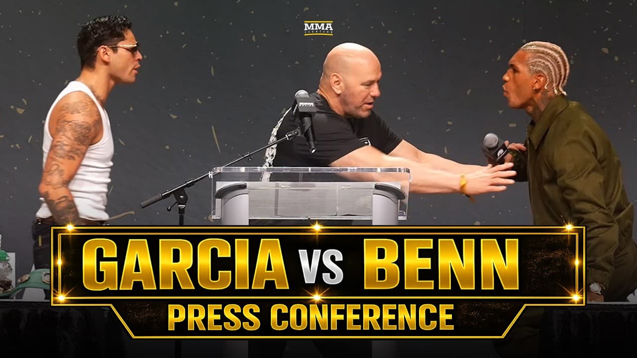 Ryan Garcia And Conor Benn SEPARATED At Zuffa Boxing Media Day | Garcia vs Benn | MMA Fighting