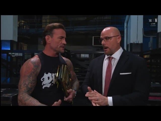 Adam Pearce & CM Punk backstage segment _WWE Smackdown 17 July 2026