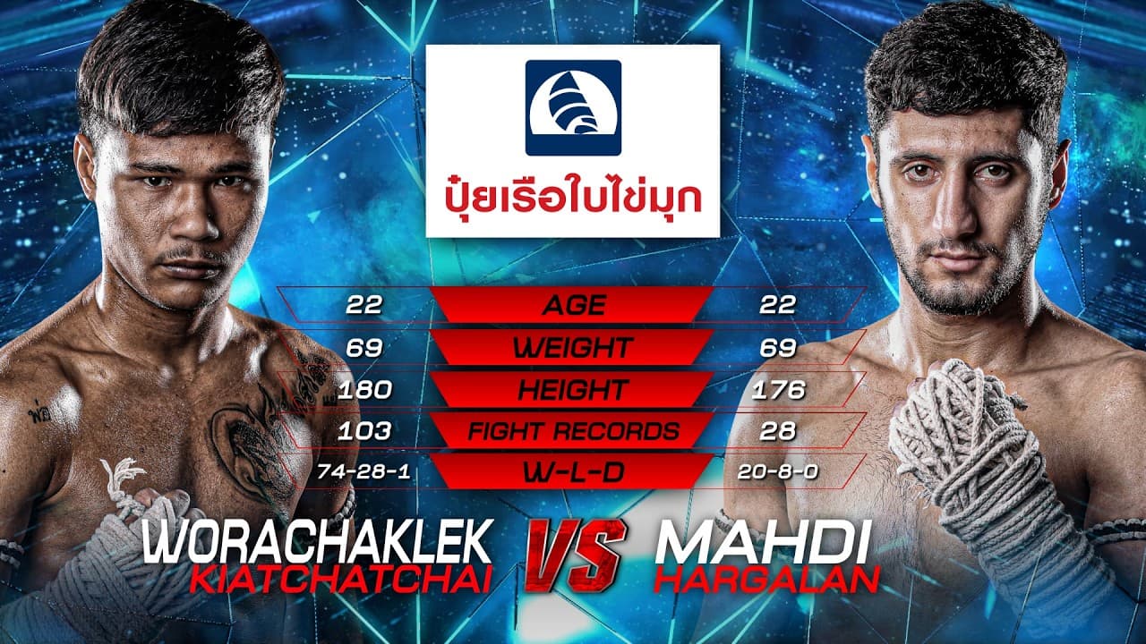 วรจักรเล็ก เกียรติฉัตรชัย vs. มาห์ดี้ ฮาร์กาลาน | ไทยไฟท์ ลีก 106 | 5 ก.ค. 2569