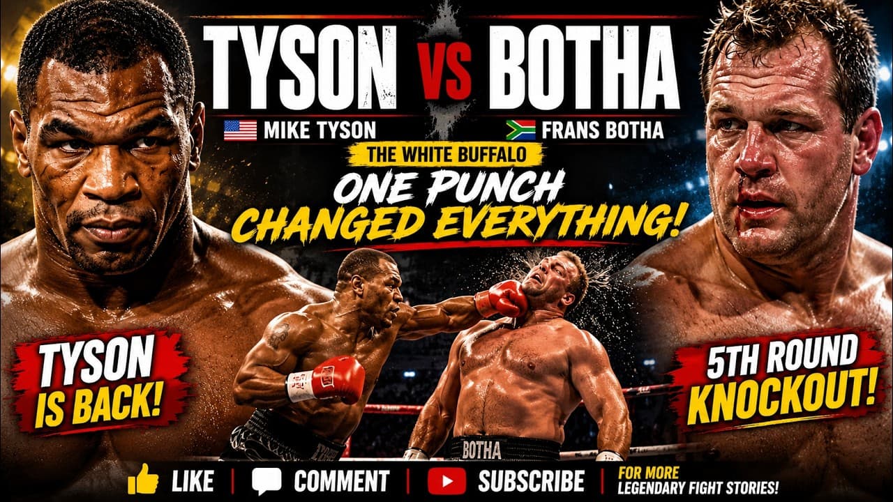 Mike Tyson vs Frans Botha: The Knockout That Changed Everything | Full Fight Documentary