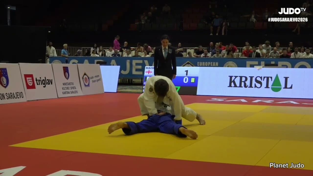 Luka MAISURADZE 🇬🇪 🆚️ Giacomo GAMBA 🇮🇹 | финал/-90кг | Кубок Европы 2026, Сараево 🇧🇦
