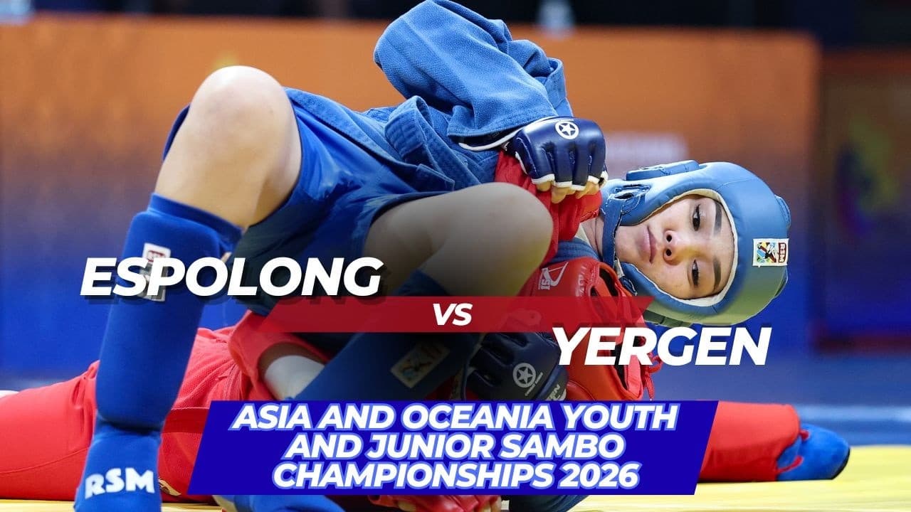 ESPOLONG (PHI) vs YERGEN (KAZ) - Asia and Oceania Youth and Junior SAMBO Championships 2026