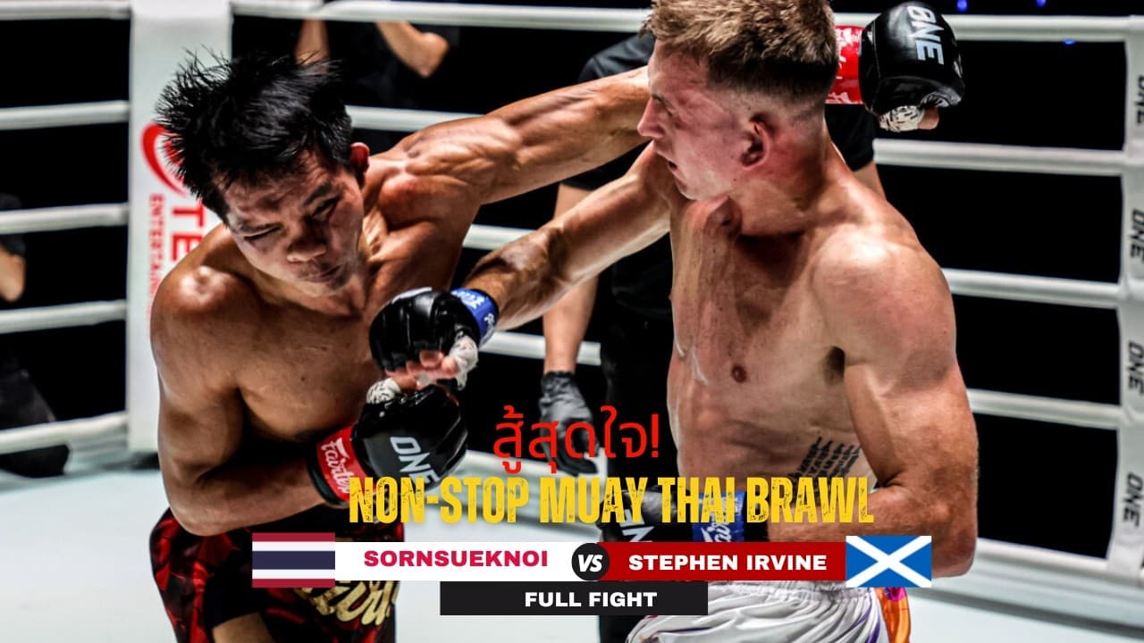 CRUCIAL LEFT HOOK! Stephen "El Matador" Irvine 🏴󠁧󠁢󠁳󠁣󠁴󠁿 scores a huge knockdown at ONE 100