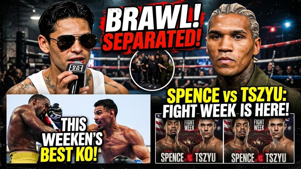 Boxing Recap: Garcia & Benn Nearly Fight at Presser, Pacheco KO, Spence Tszyu & Shields Big News.