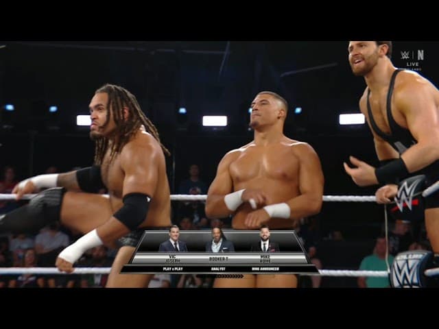 WWE NXT NOAM DAR & ROMEO MORENO & SHAQUON  SHUGAR VS DARKSTATE 07/21/26