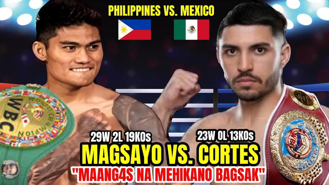MAGSAYO VS CORTES 2026 LATEST! MAGSAYO 2X BAGSAK ANG MAANGAS NA MEHIKANO!