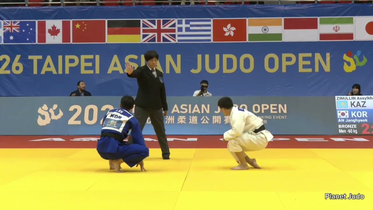 Assylkhan ZINULLIN 🇰🇿 🆚️ Janghyeok AN 🇰🇷 | схватка за бронзу/-60кг |Открытый Кубок Азии 2026, Тайпей