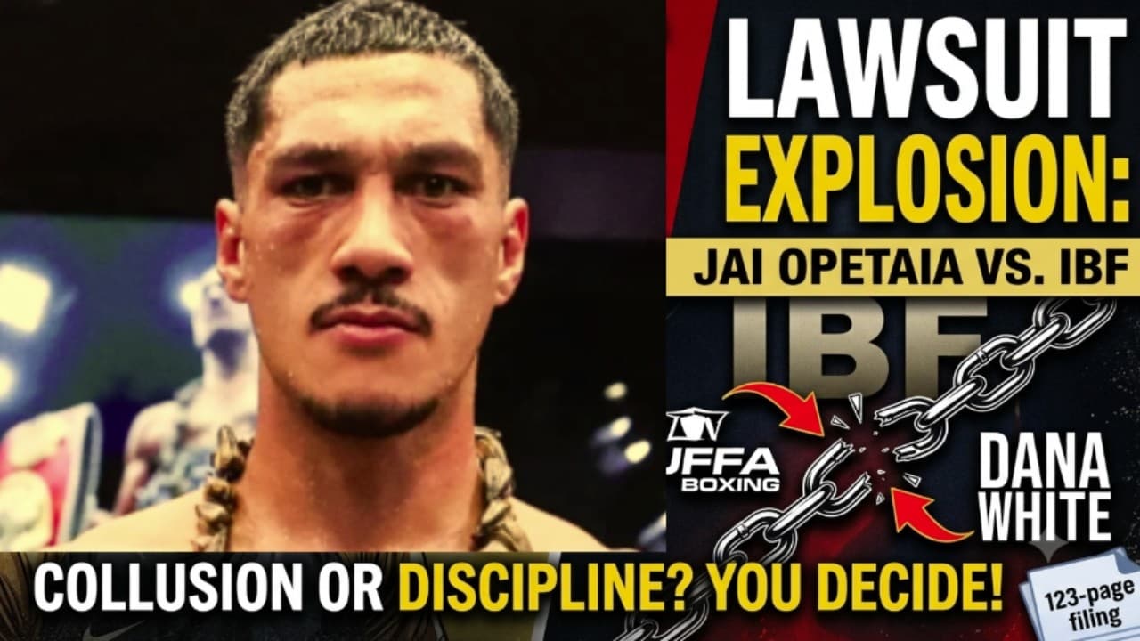 Jai Opetaia SUES the IBF! Collusion Controversy Explained.