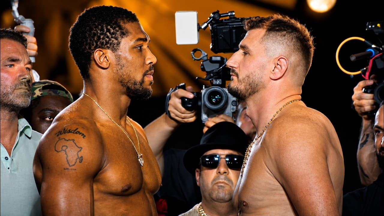 Anthony Joshua vs Kristian Prenga • FULL WEIGH IN & FINAL FACE OFF | DAZN BOXING