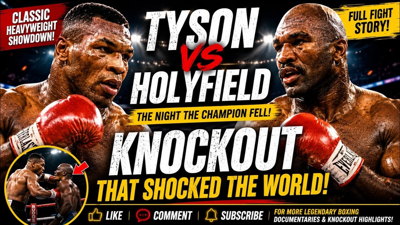 Mike Tyson vs Evander Holyfield | The Night Iron Mike Was Stopped! Full Fight Story & Knockout HD