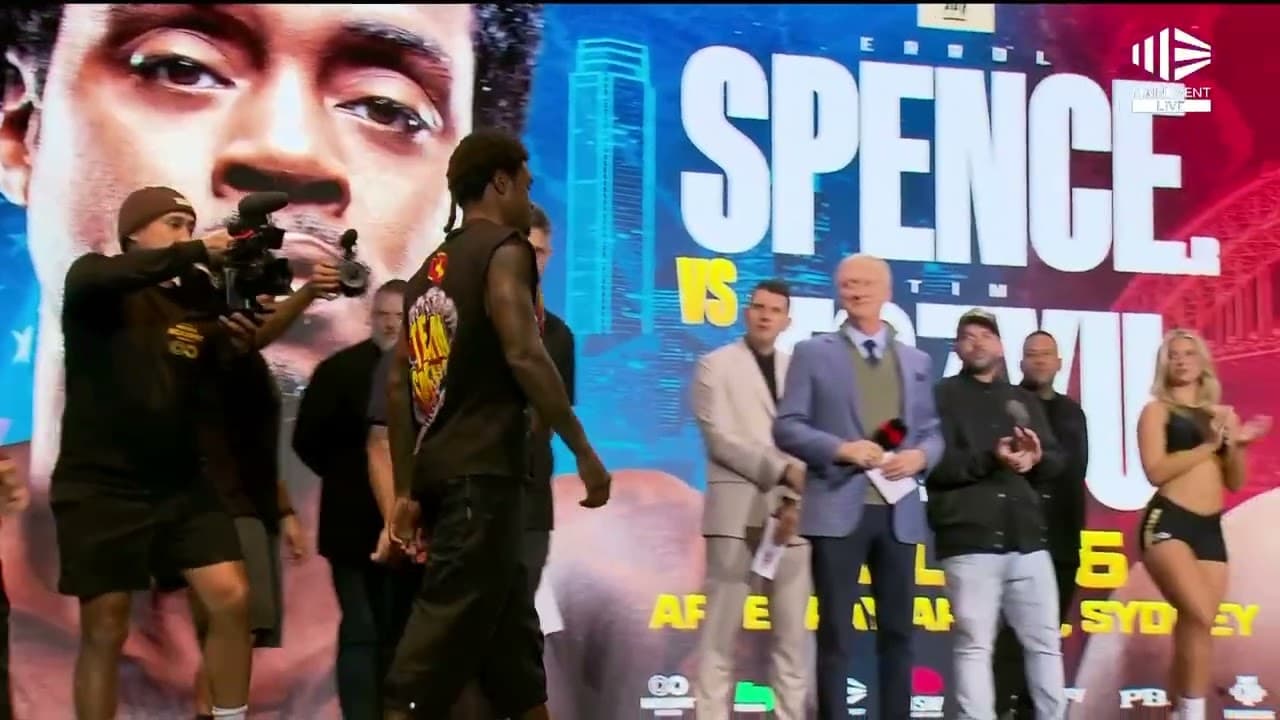 ERROL SPENCE JR. & TIM TSZYU OFFICIAL WEIGH-IN | SYDNEY, AUSTRALIA 🇺🇸🇦🇺