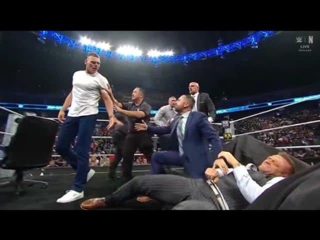 Gunther & Nick Aldis contract signing _WWE Smackdown 24 July 2026