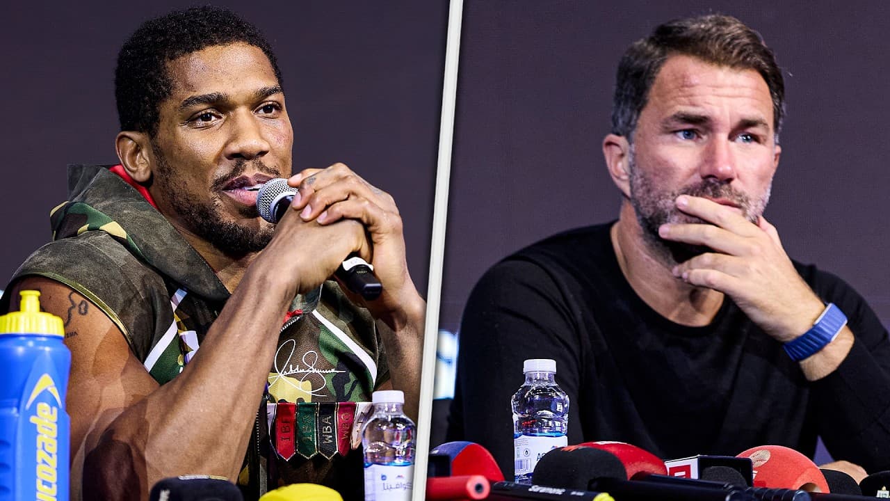 Anthony Joshua • FULL POST FIGHT PRESS CONFERENCE vs. Kristian Prenga | DAZN Boxing
