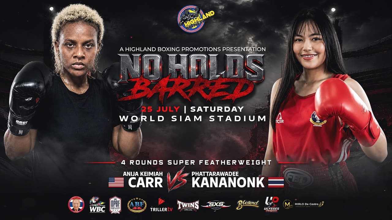 ANIJA KEIMIAH CARR 🇺🇸 VS PHATTARAWADEE KANANONK 🇹🇭 | 4 ROUNDS SUPER FEATHERWEIGHT | JULY 25, 2026