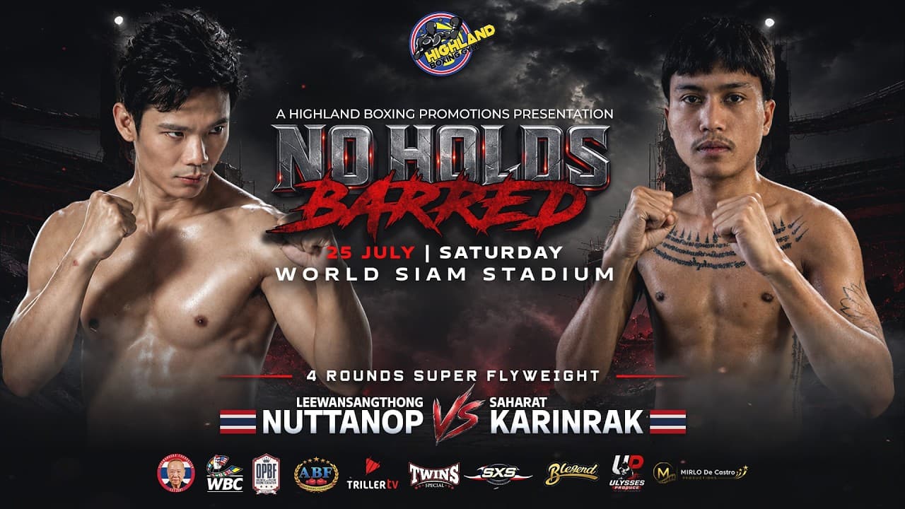 NUTTANOP LEEWANSANGTHONG 🇹🇭 VS SAHARAT KARINRAK 🇹🇭 | 4 ROUNDS SUPER FLYWEIGHT | JULY 25, 2026