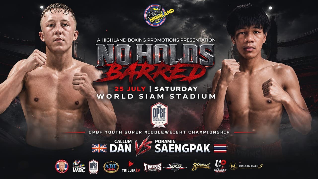 CALLUM DAN 🇬🇧 VS PORAMIN SAENGPAK 🇹🇭 | OPBF YOUTH SUPER MIDDLEWEIGHT CHAMPIONSHIP | JULY 25, 2026