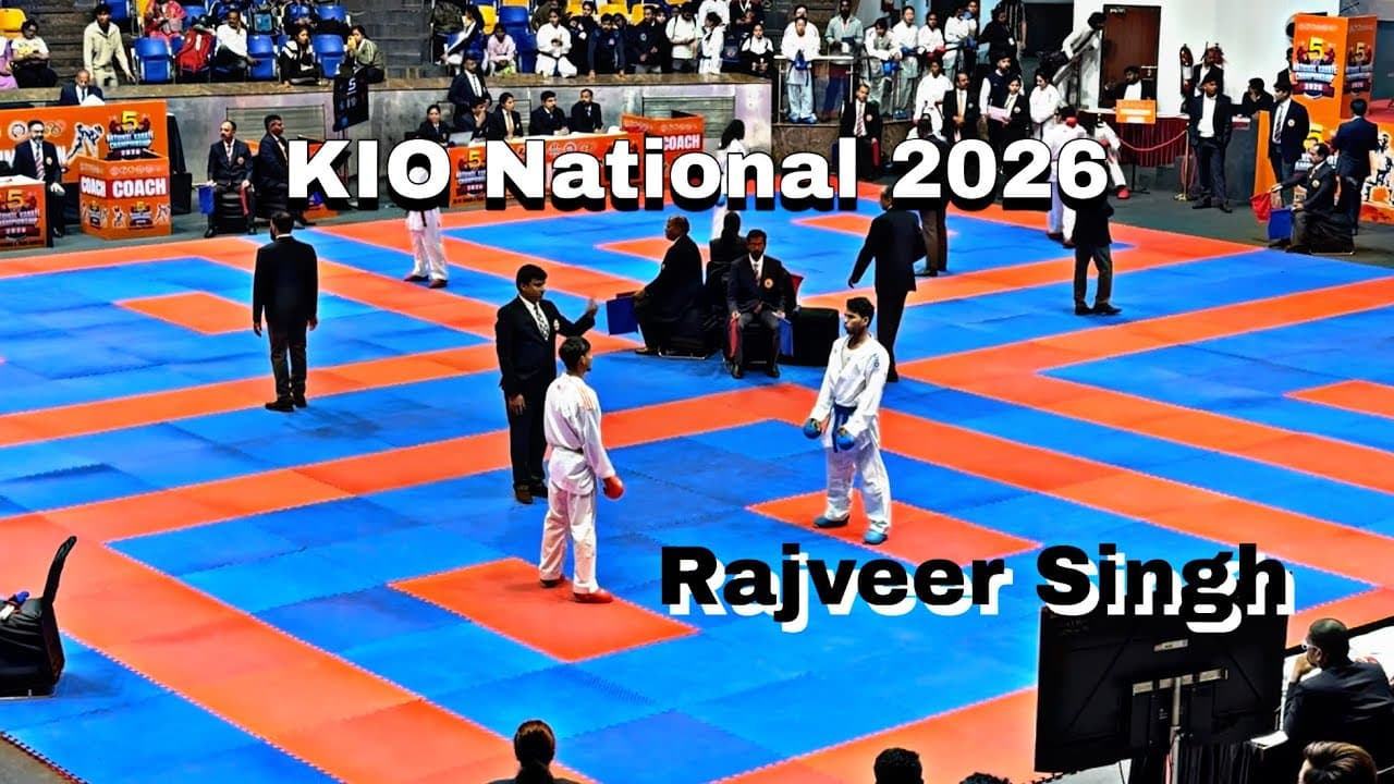 Rajveer Singh | KIO National 2026 #karatetemple