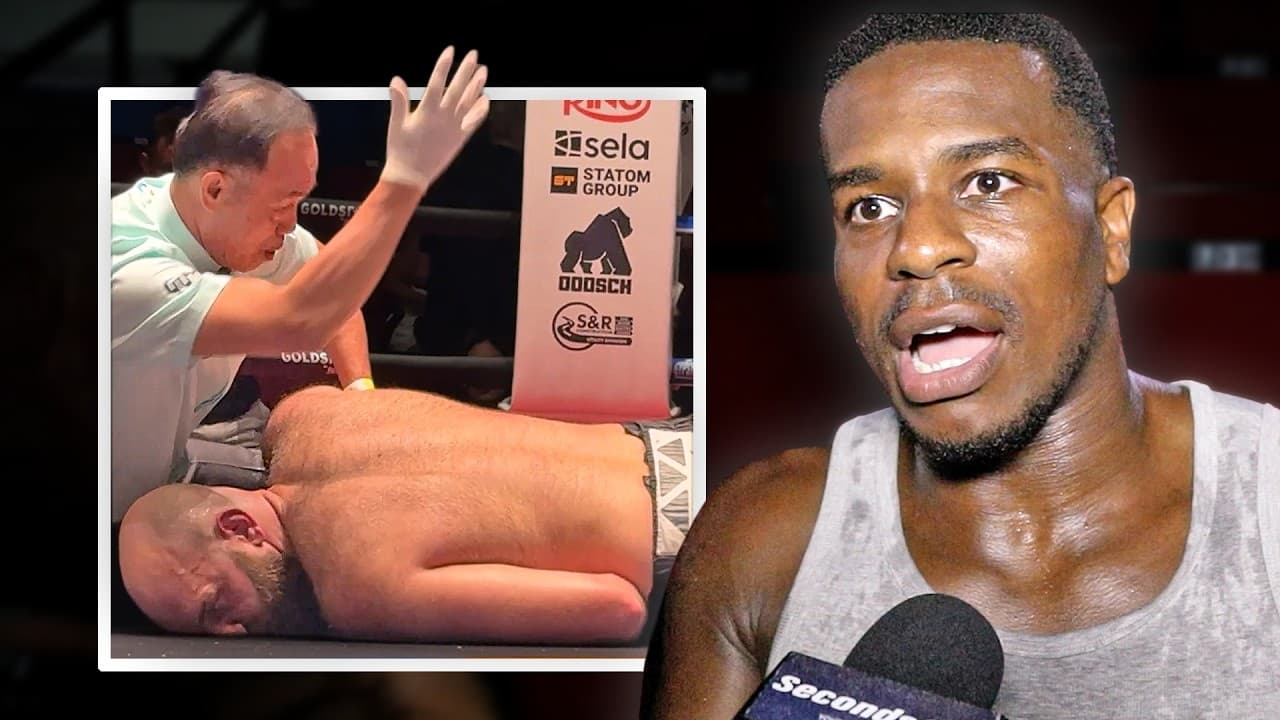 VIRAL 28 SECOND HEAVYWEIGHT KO! - UBEATEN PROSPECT Simon Ibekwe REACTS to BRUTAL FINISH