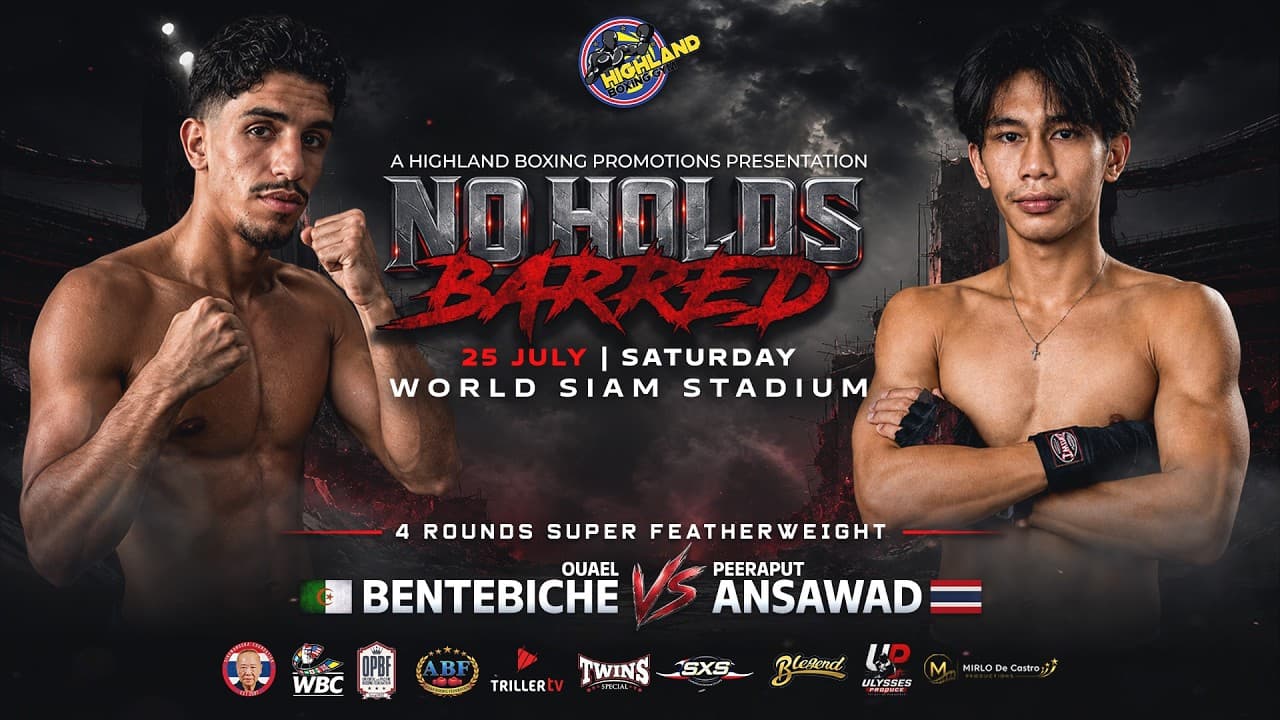 OUGEL BENTEBICHE 🇩🇿 VS PEERAPUT ANSAWAT 🇹🇭 | 4 ROUNDS FEATHERWEIGHT | JULY 25, 2026