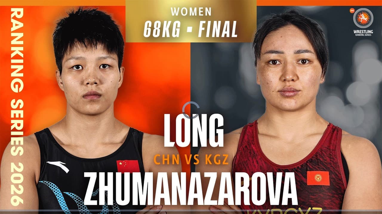#WrestleBudapest2026 🏅 Jia LONG 🇨🇳 vs 🇰🇬 Meerim ZHUMANAZAROVA | Gold Medal | WW 68Kg