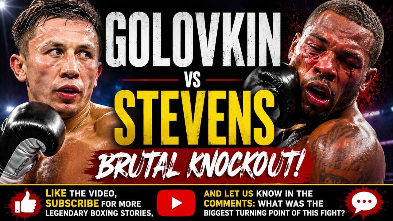 Gennady Golovkin vs Curtis Stevens | The Brutal Knockout That Shocked Boxing | Full Fight Story