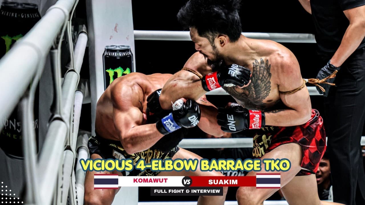 FLYING KNEE TO 4 CRUSHING ELBOWS! Suakim’s Deadly Finish