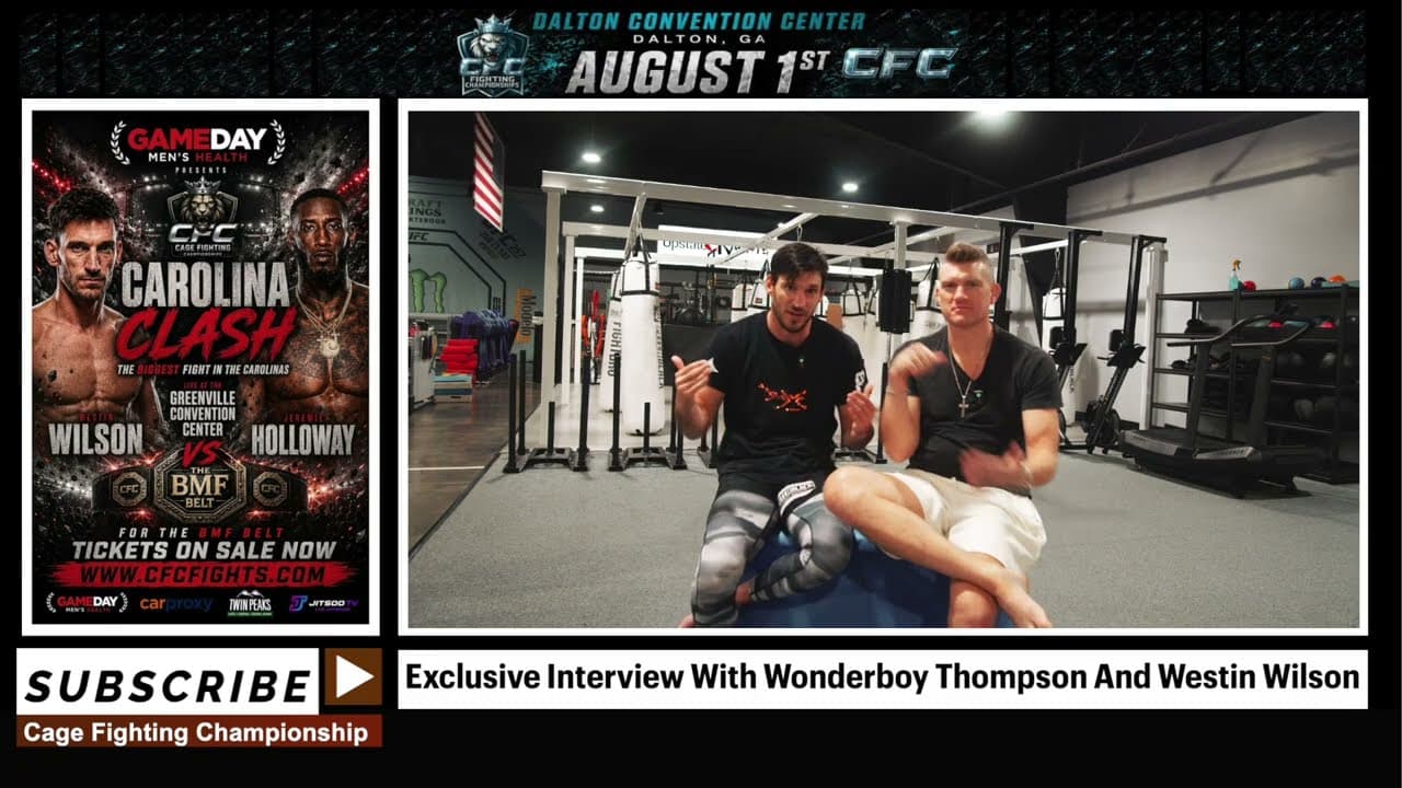 Westin Wilson Full Interview - Cage Fighting Championships Pre-Fight
