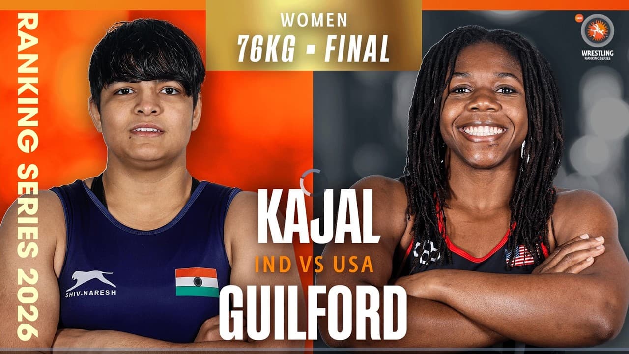 🏆 🇺🇸 🇮🇳 GOLD | Emotionally Charged | D. P. GUILFORD vs K. KAJAL | WW 76Kg #WrestleBudapest