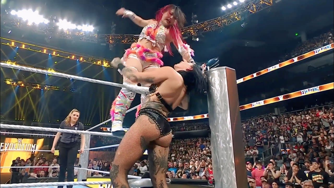 Rhea Ripley vs Iyo sky wwe woman wrestling #wwe #wrestlingfuture #livforever #livmorgan #wrestling