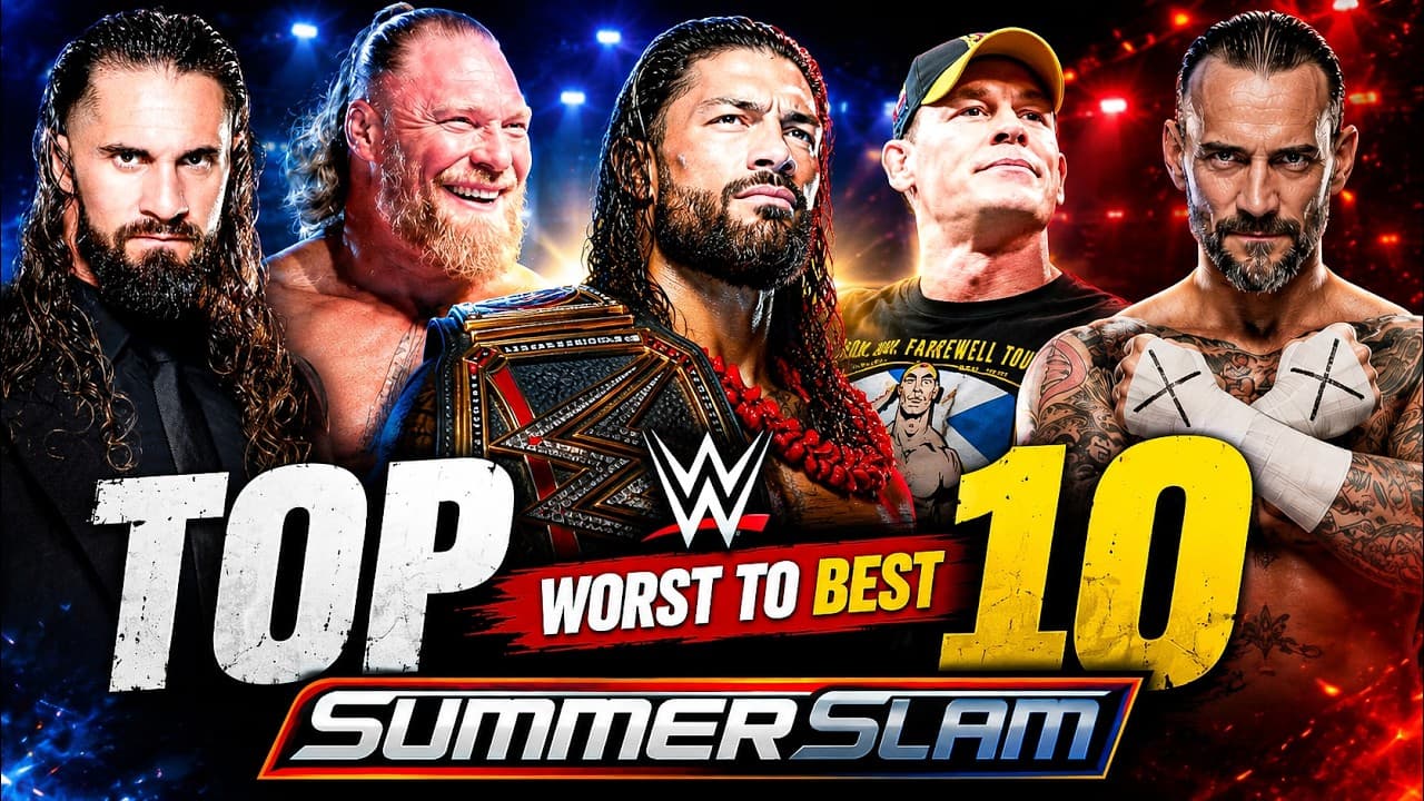 Top 10 WWE SummerSlam Of The Last Decade! 🔥 (Worst To Best)