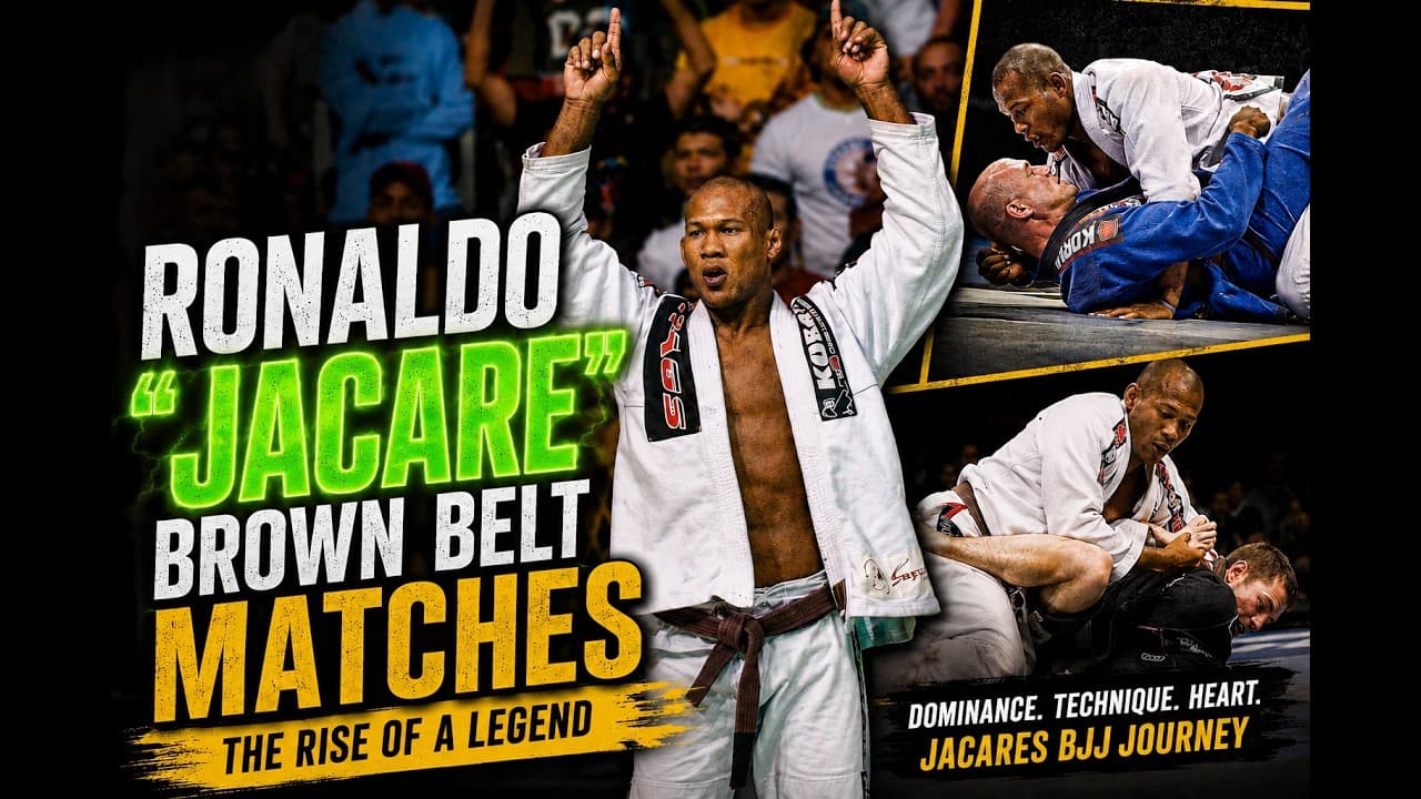 Ronaldo Jacaré's Brown Belt Era | Rare & Never-Before-Seen Matches