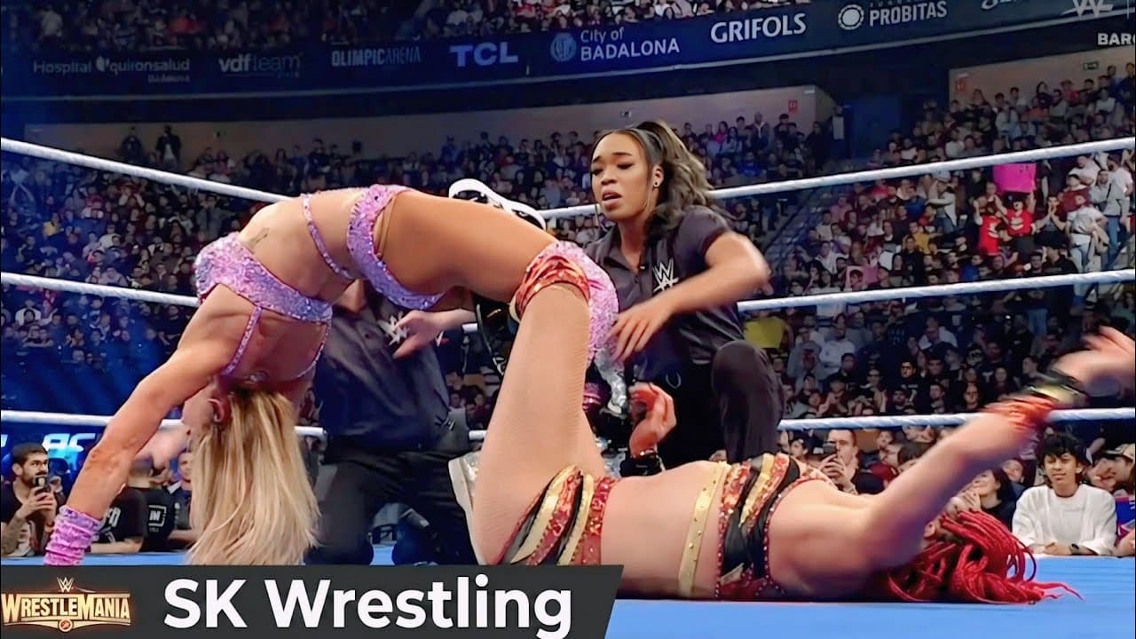 Charlotte Flair vs Tiffany Stratton #wwe #wrestlingfuture #livforever #livmorgan #wrestling