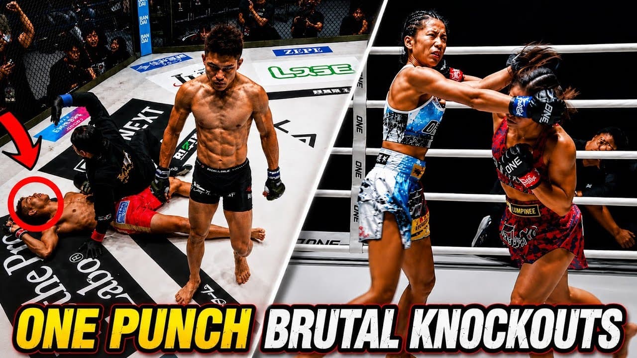 🥊ONE PUNCH KNOCKOUTS That Ended Fights Instantly 😱
