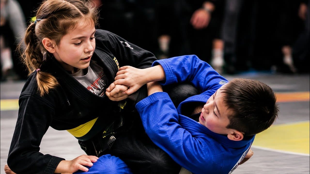 🏆 Girl vs Boy Children Grappling Match 🔥 Amazing Skills & Respect | Youth Wrestling Showdown