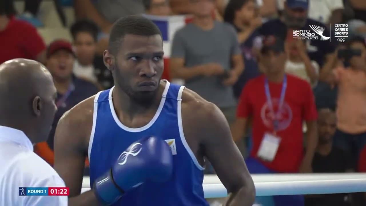 Noel Pacheco (DOM) vs. Aaron Hodge (ISV) Central American & Carribbean Games 2026 (80kg)