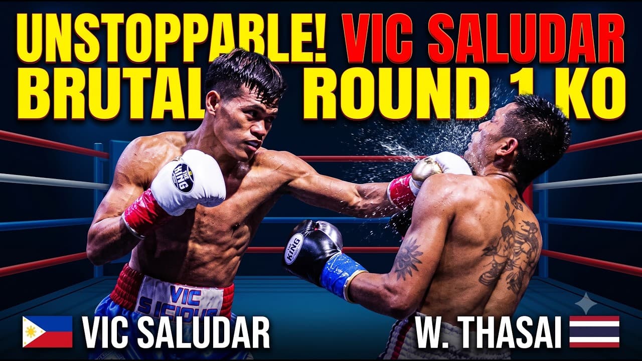 Vic Saludar (PHI) vs Watchanachai Thasai (THA) | Boxing Warriors | Minimumweight Boxing Showdown