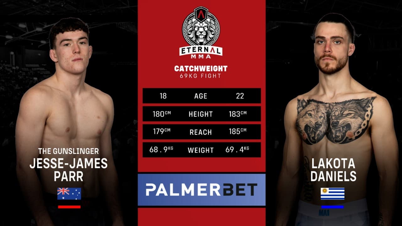 Eternal MMA 108: Jesse-James Parr VS Lakota Daniel | FULL FIGHT