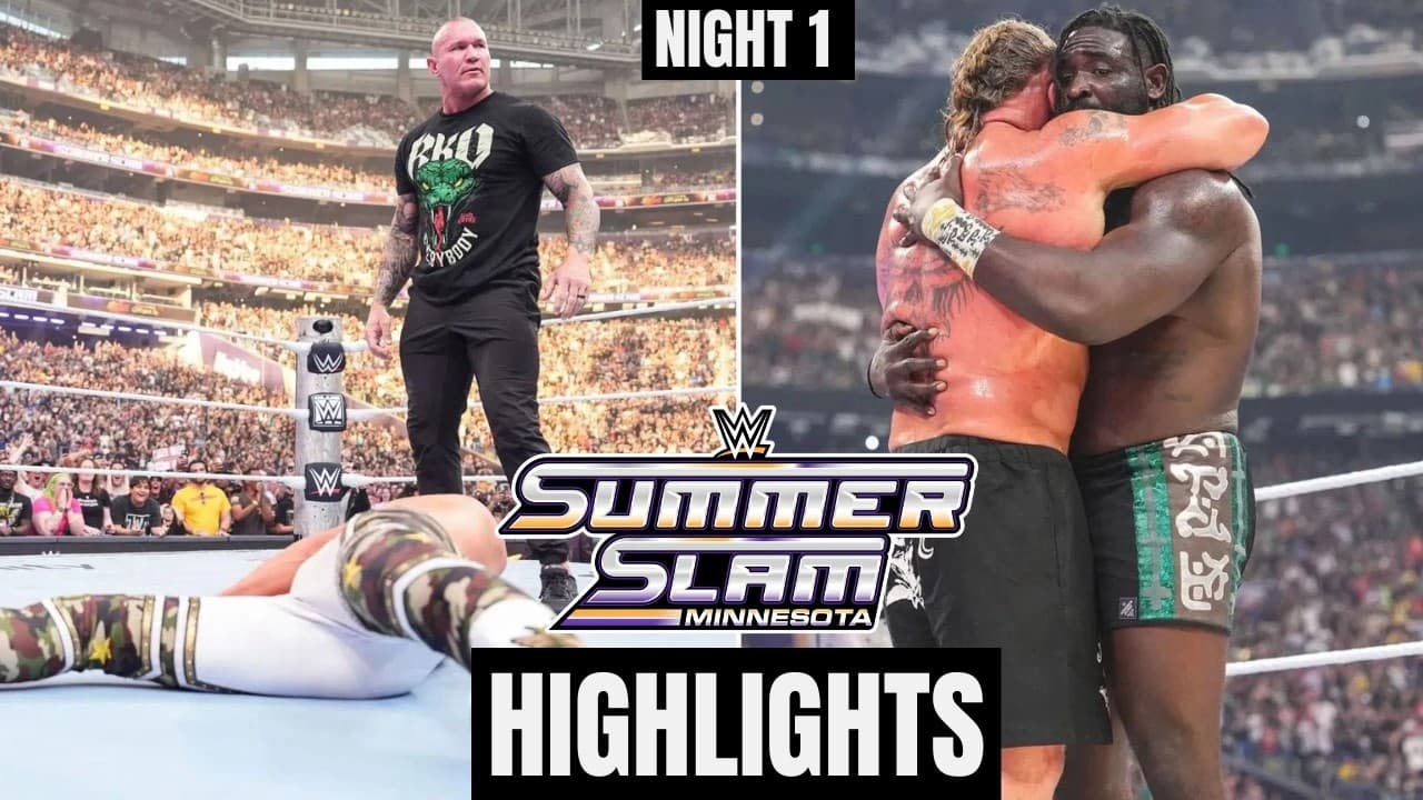 WWE Summerslam 2026 Night 1 Highlights