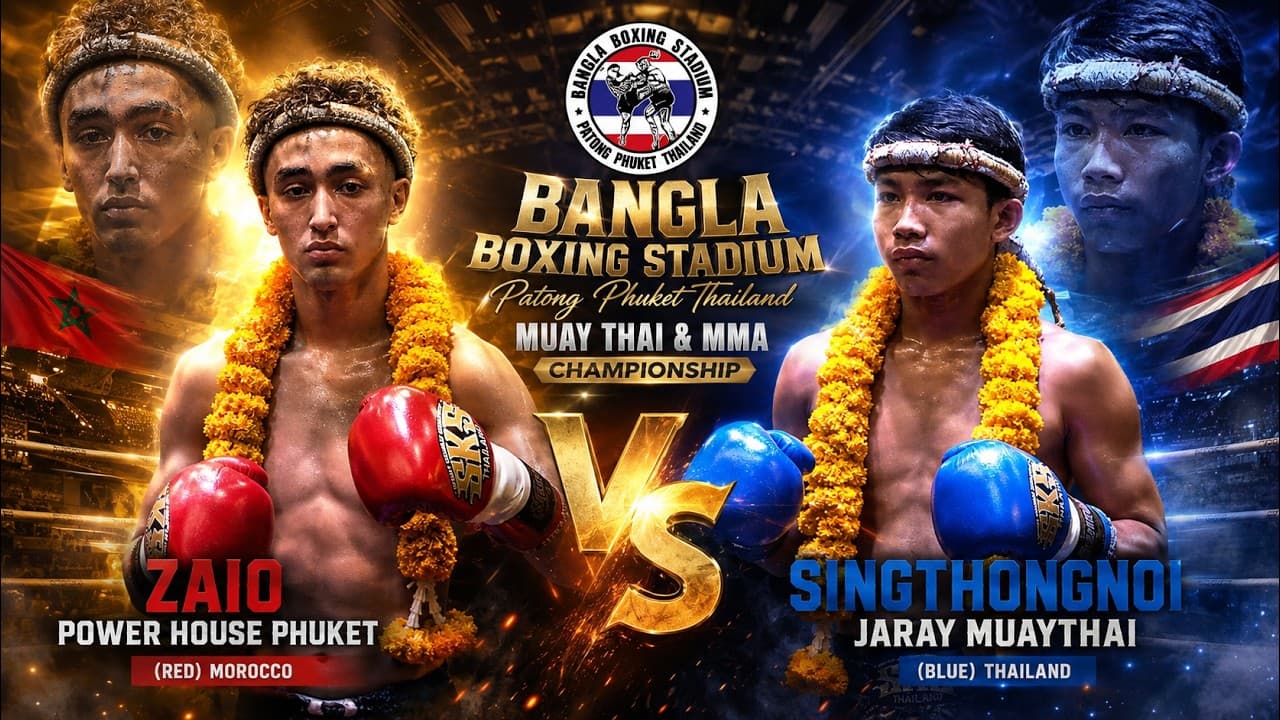 ZAIO POWER HOUSE PHUKET VS  SINGTHONGNOI JARAY MUAYTHAI